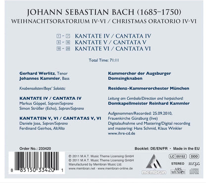 Christmas Oratorio IV-VI