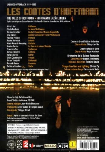 Les Contes D'Hoffman: Grand Théâtre De Genève (Davin)
