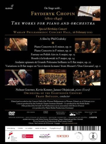 Chopin: Complete Works for Piano and Orchestra (Orchestra of the 18th Century/ Conductor: Franz Bruggen)