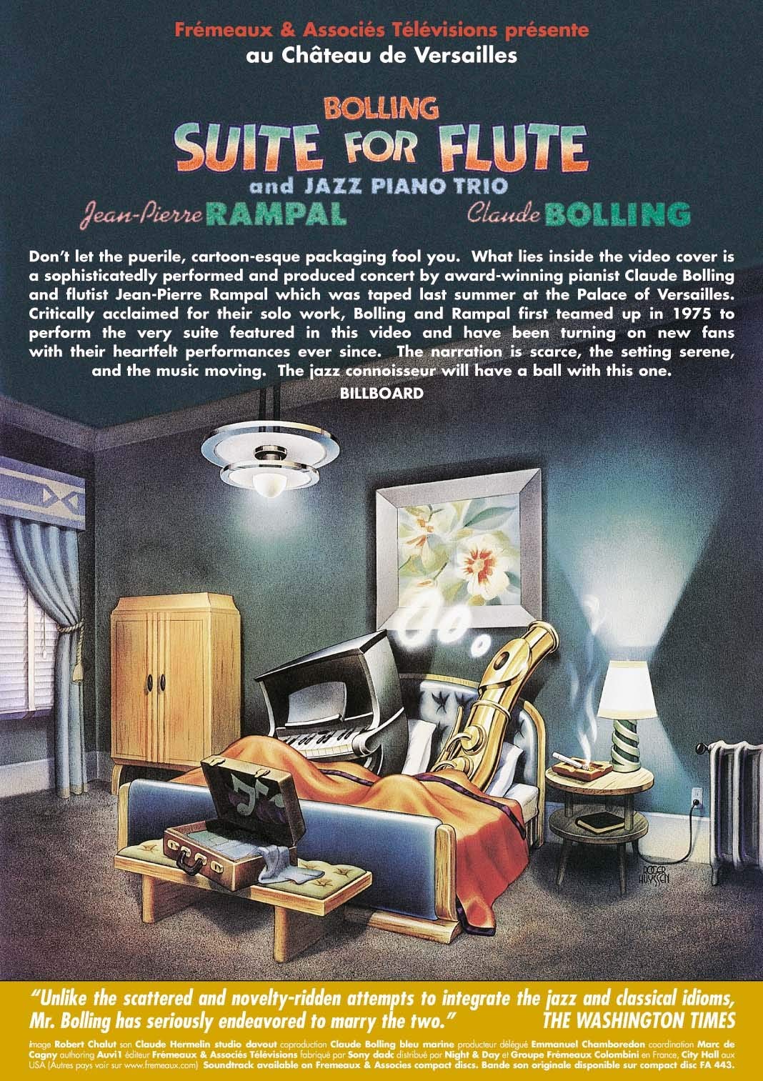 Bolling's Suite for Flute & Jazz Piano Trio