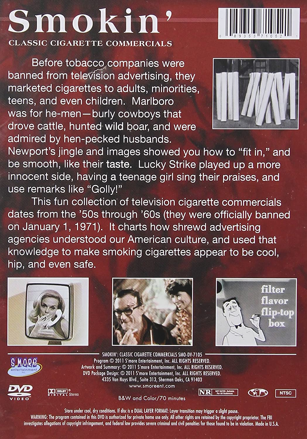 Smokin : Classic Cigarette Commercials