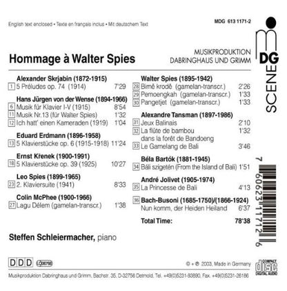 Hommage a Walter Spies