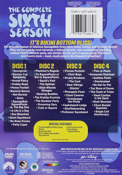 Spongebob Squarepants: Complete Sixth Season