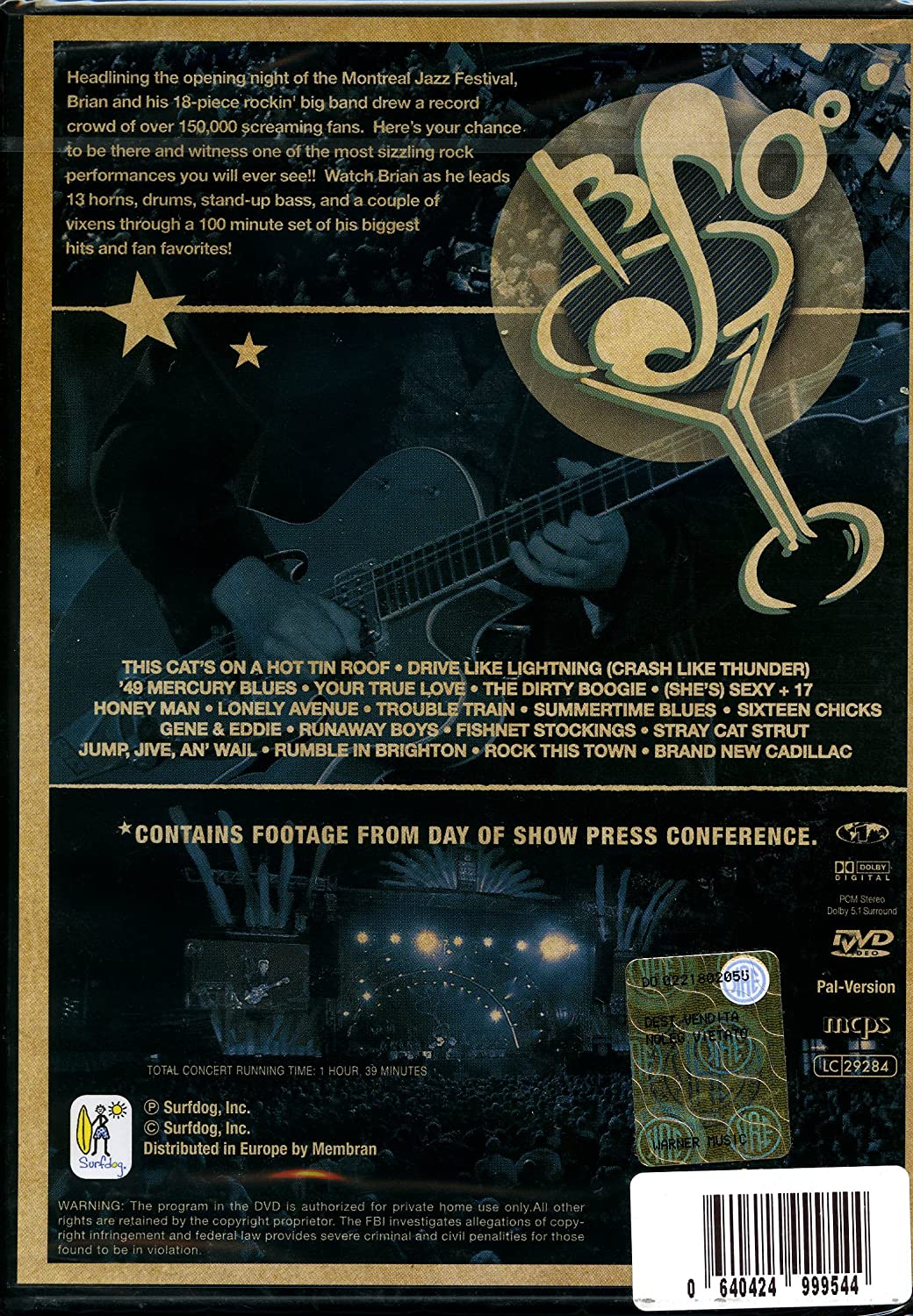 The Brian Setzer Orchestra: It's Gonna Rock, Cause That's What...