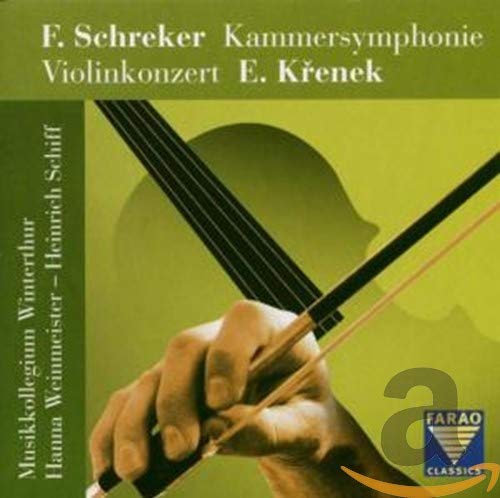 Schreker and Krenek (Krenek, Schiff, Weinmeister)