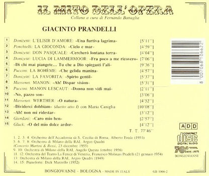 L'elisir D'amore / la Gioconda