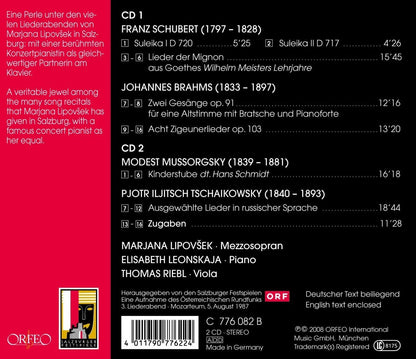 Liederabend (Lipovsek)