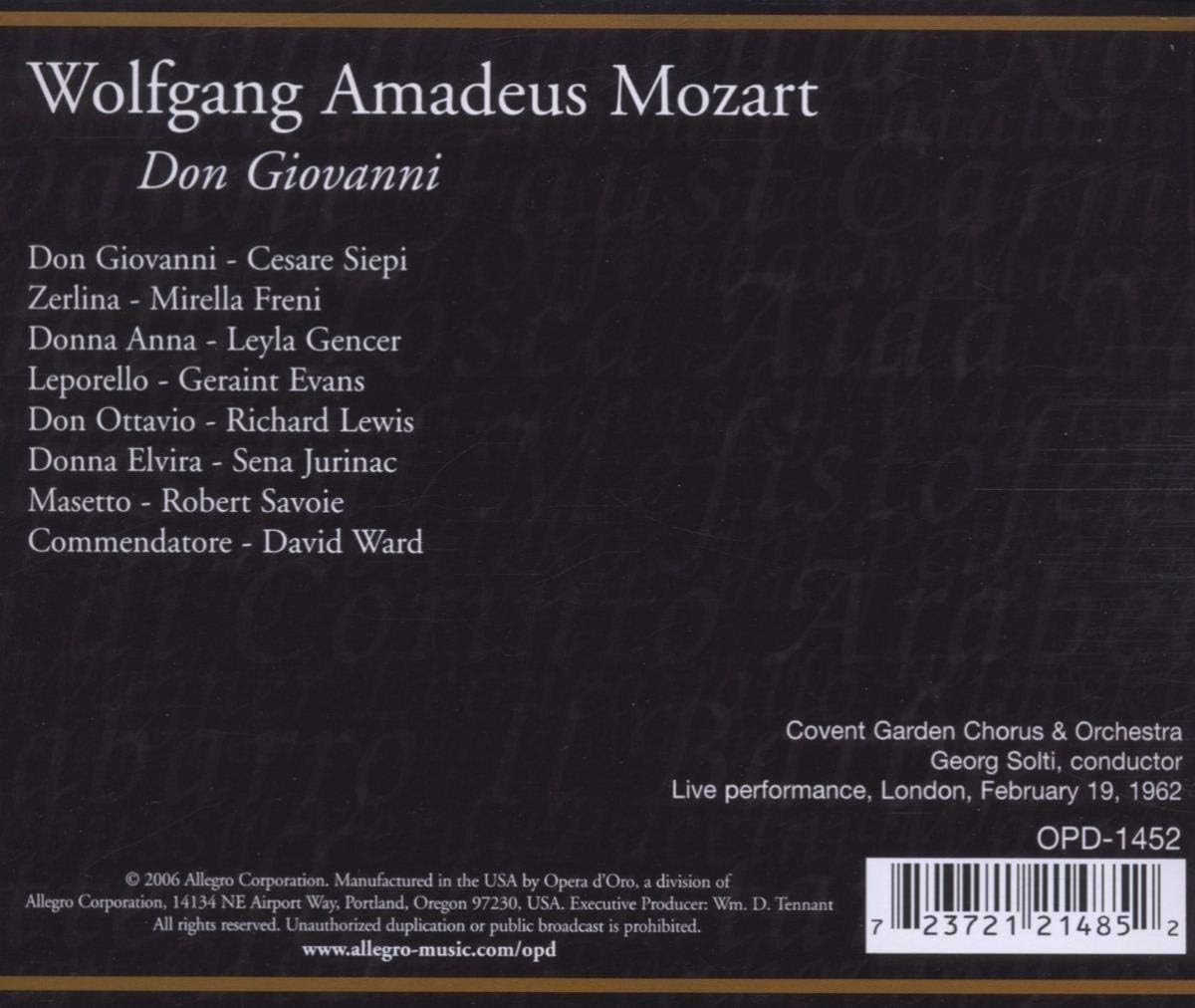 Don Giovanni (London, 1962)