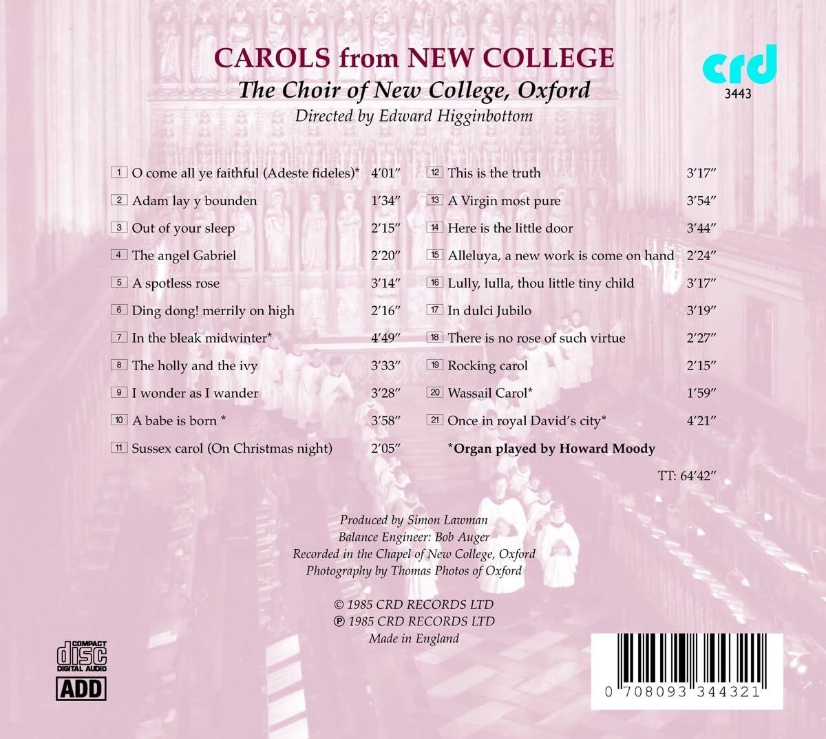 Carols from New College