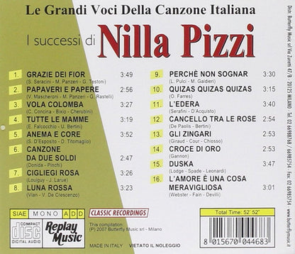 I Successi Di Nilla Pizzi