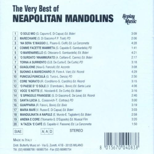 The Very Best of Neapolitan Mandolins