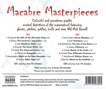 Macabre Masterpieces: Scary Classical Music By Liszt/Rachmaninov/Grieg/Saint-Saëns/...