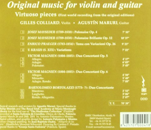 Original Music For Violin And Guitar-V/A
