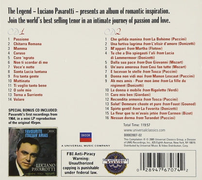 For Lovers Only: Romantic Pavarotti EP