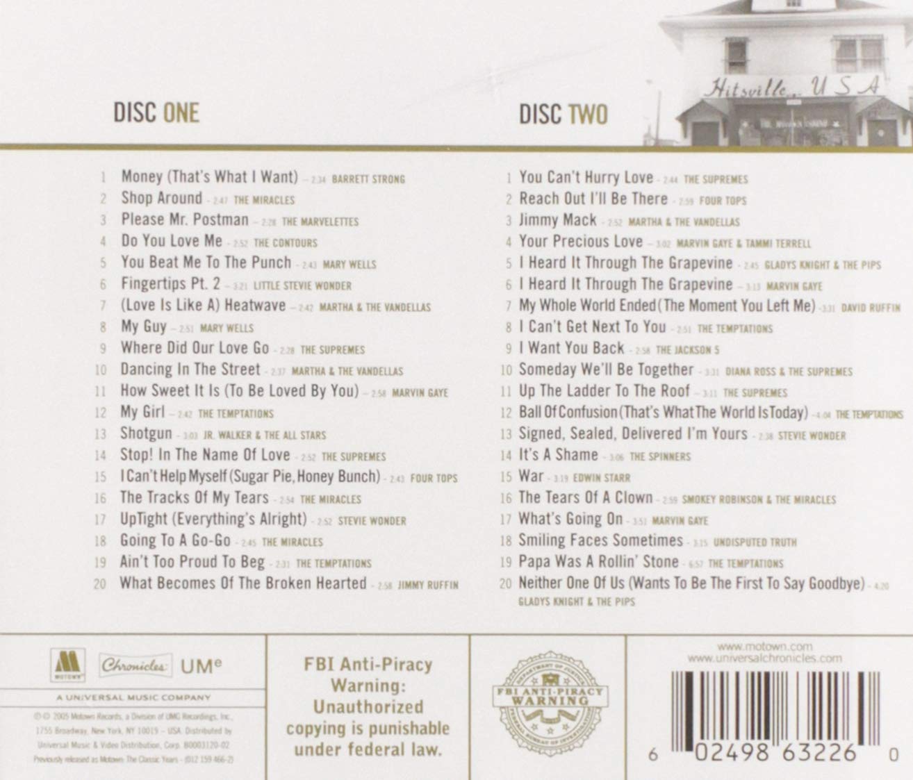 Motown Classics Gold