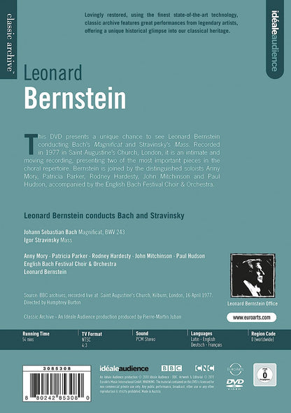 Bach/ Stravinsky: Bernstein (Magnificat Bwv 243/ Mass)