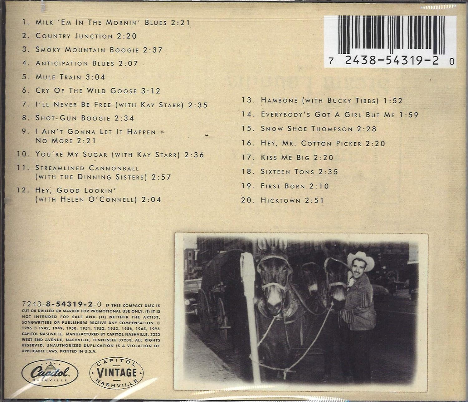Tenessee Ernie Ford-Vintage Collection