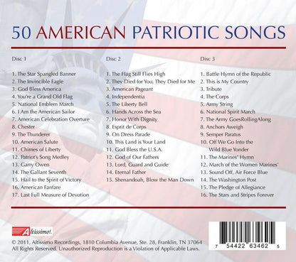 50 American Patriotic Military Songs