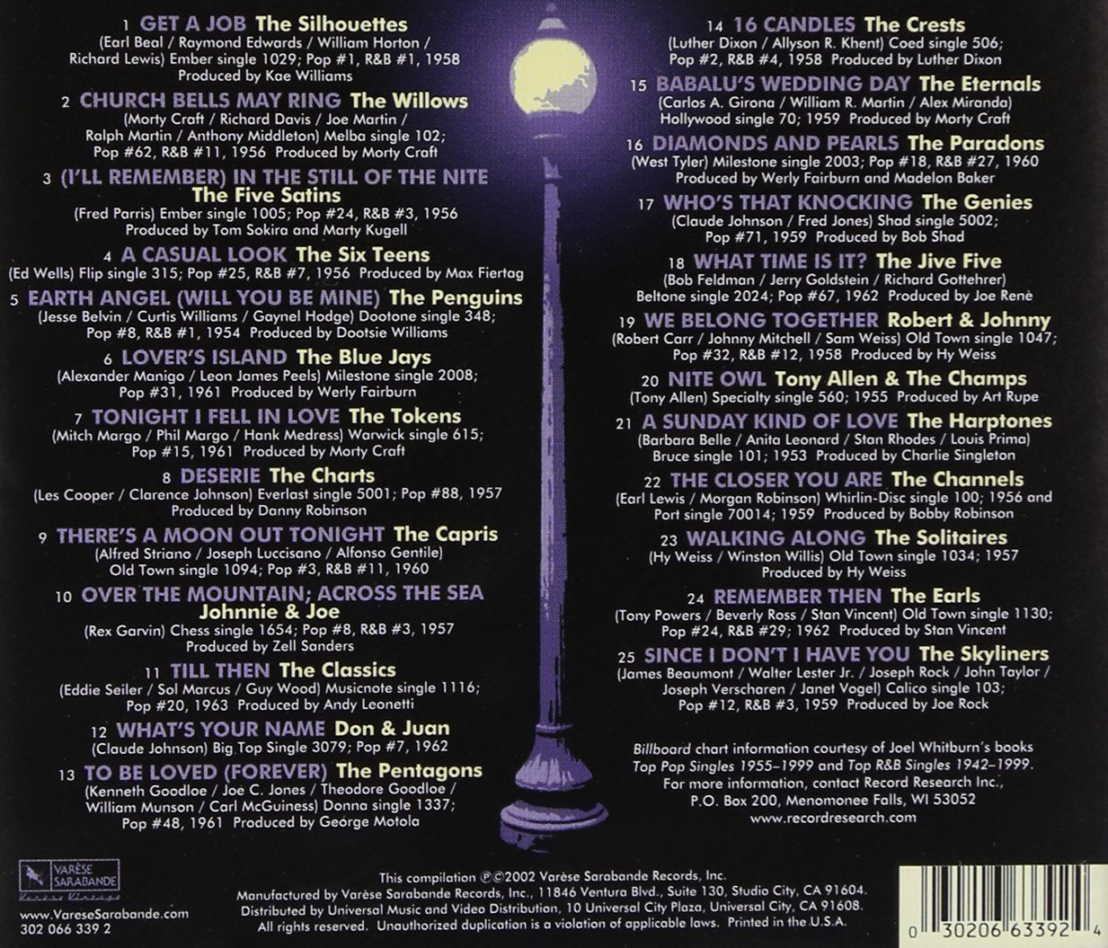 25 All-Time Doo-Wop Hits