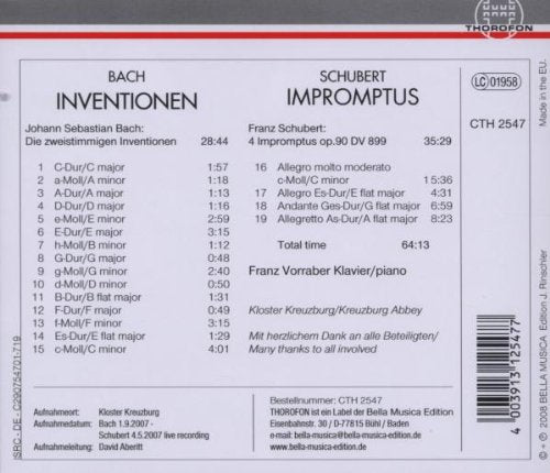 Inventionen / Impromptus