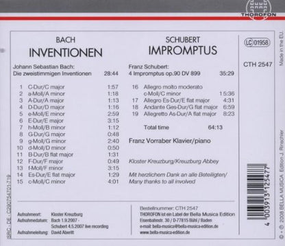 Inventionen / Impromptus