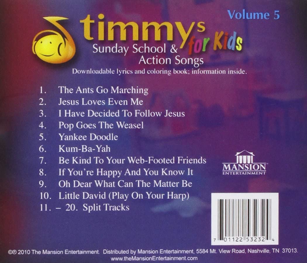 Sunday School & Action Songs 5