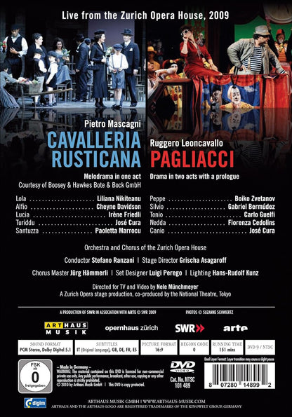 Pietro Mascagni, Ruggero Leoncavallo: Cavalleria Rusticana - Pagliacci