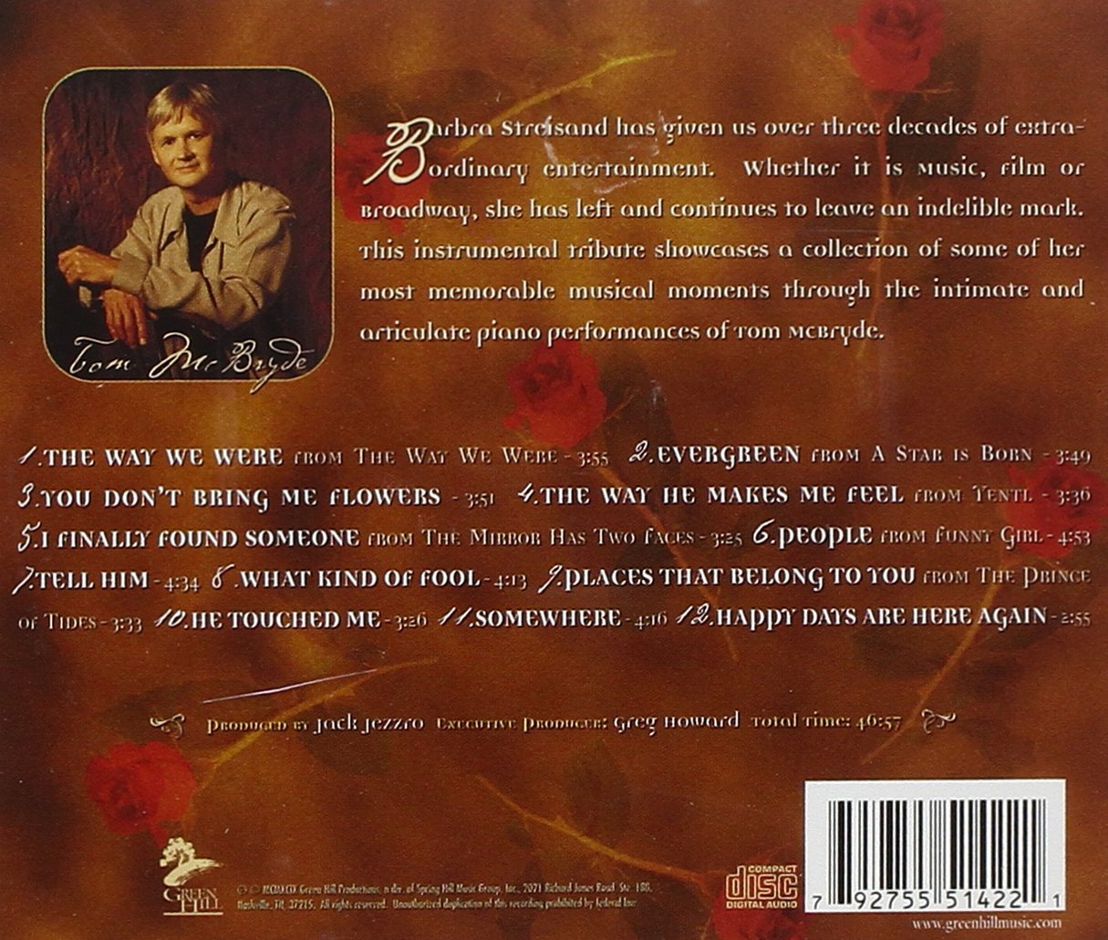 Tom Mcbryde-Legacy Of Barbara Streisand