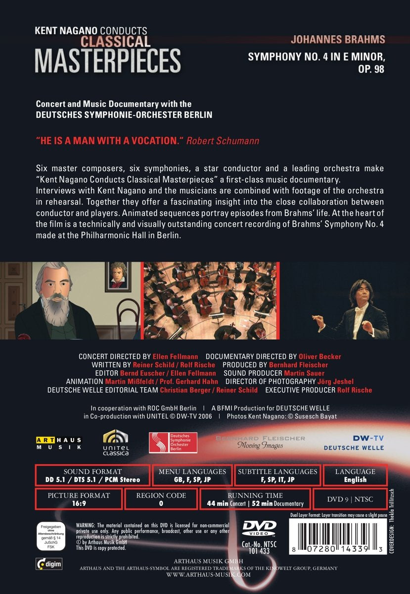 Kent Nagano Conducts Classical Masterpieces: Brahms Symphony No. 4