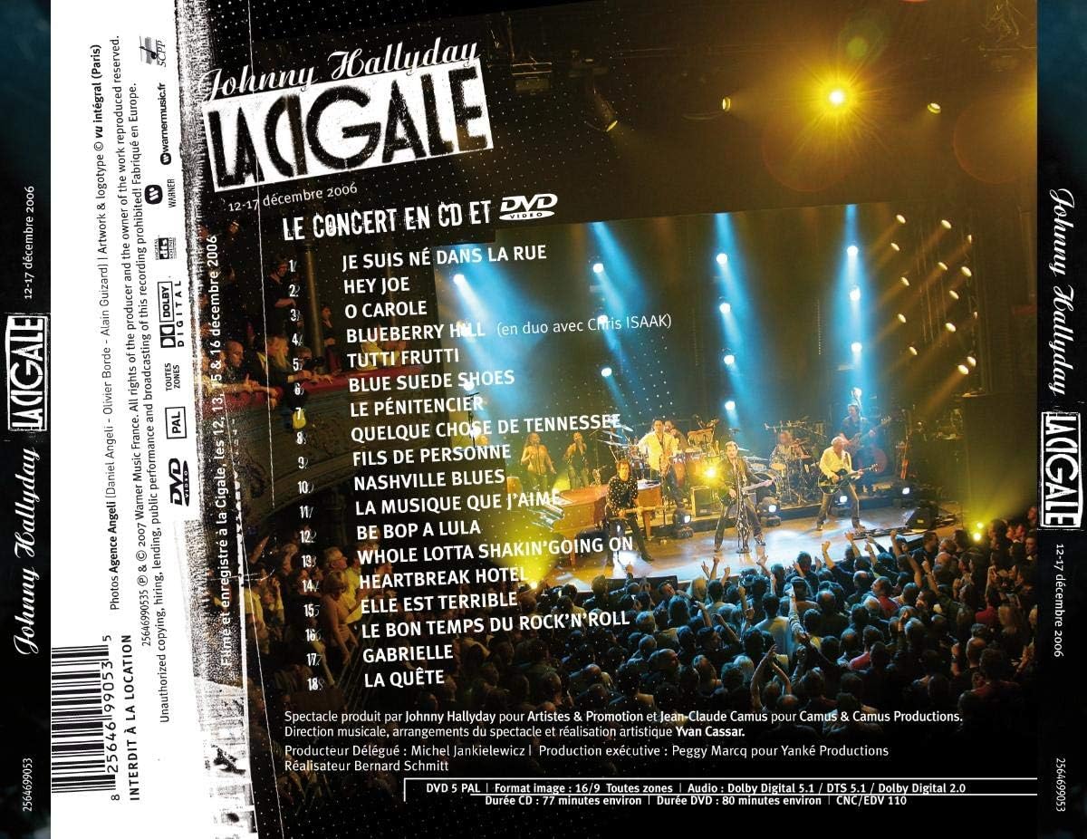 Johnny Hallyday - La Cigale