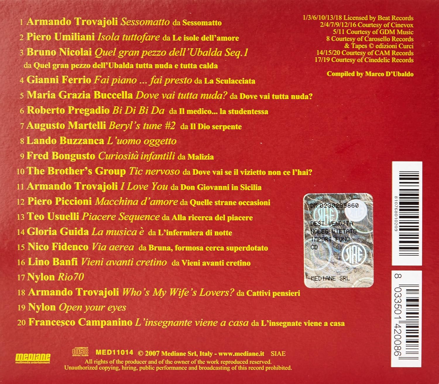 Commedia Sexy All'italiana / Various