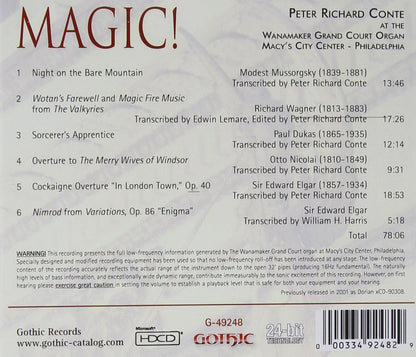 Magic! Organ Transcriptions (Conte)