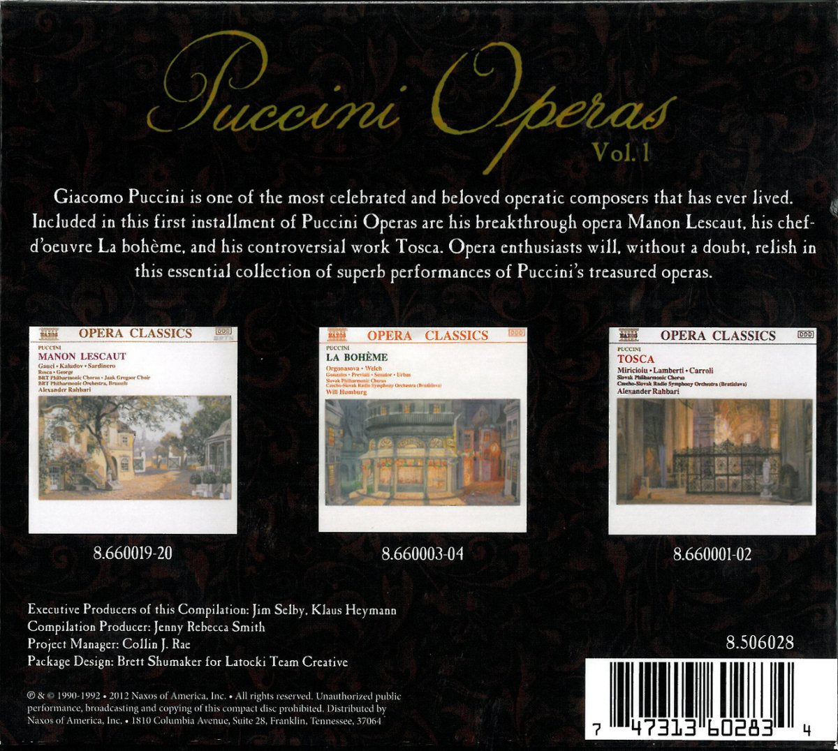 Puccini Operas 1