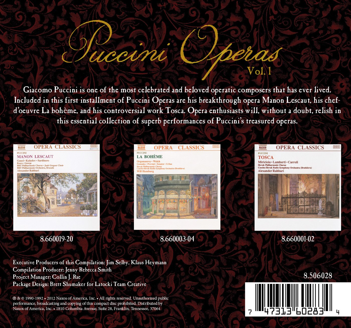 Puccini Operas 1