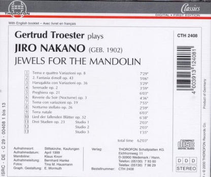 Jewels for the Mandolin