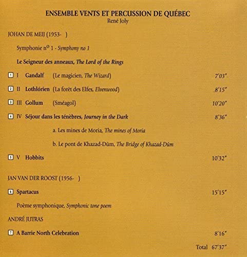 LORD OF THE RINGS-JOLY/ENSEMBLE VENT ET PERCUSSI