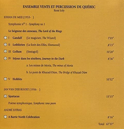 LORD OF THE RINGS-JOLY/ENSEMBLE VENT ET PERCUSSI