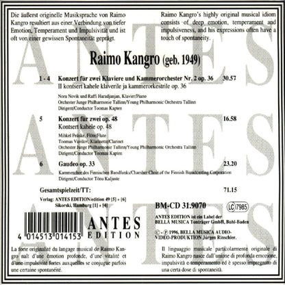 Cto for Two Pianos & Chamber Orch
