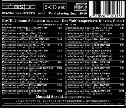 J.s.bach/well Tempered Clavier Book 1