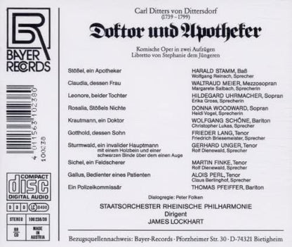 Dittersdorf: Doktor und Apotheker (Gesamtaufnahme