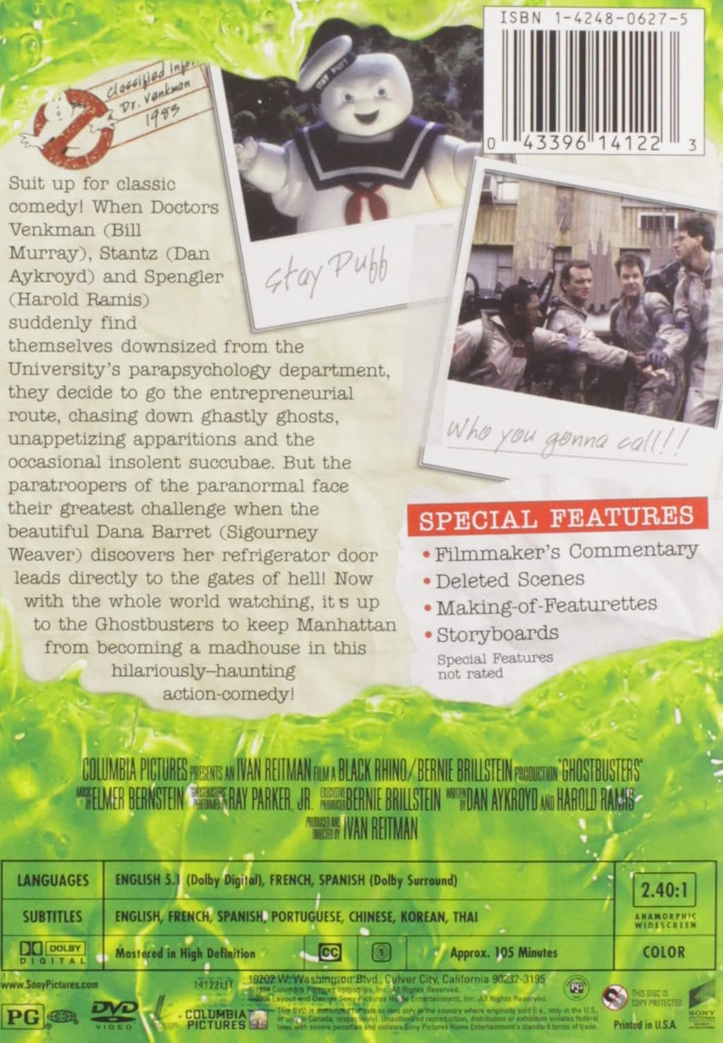 Ghostbusters (Widescreen Edition)