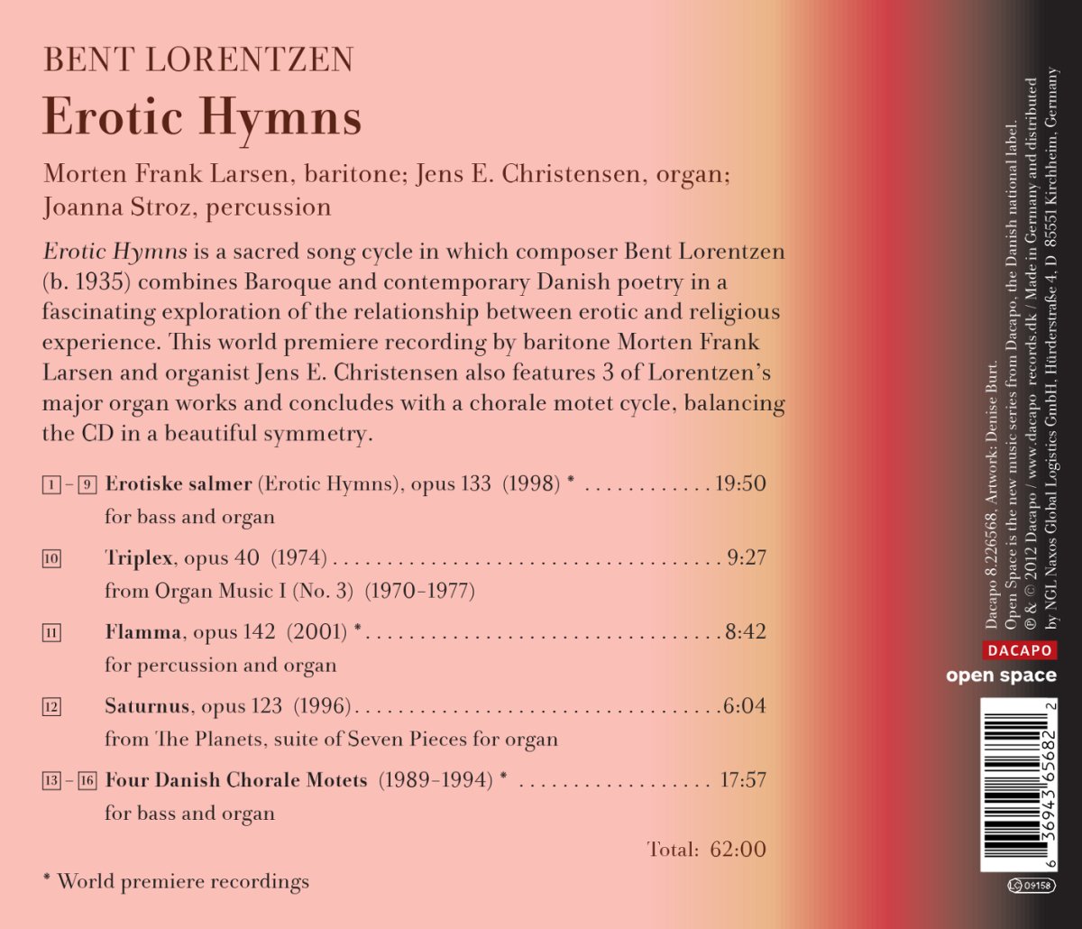 Lorentzsen: Erotic Hymns