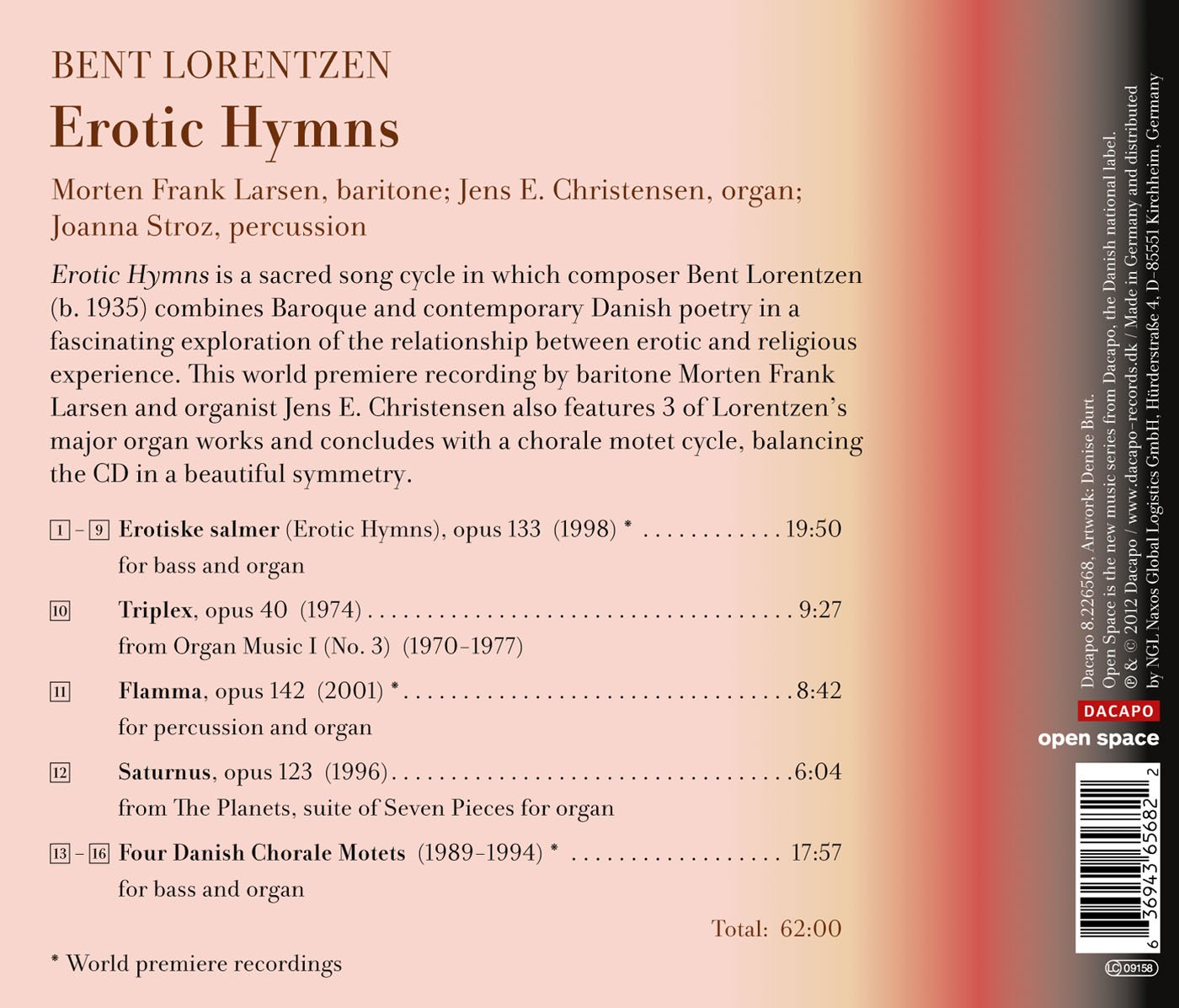 Lorentzsen: Erotic Hymns