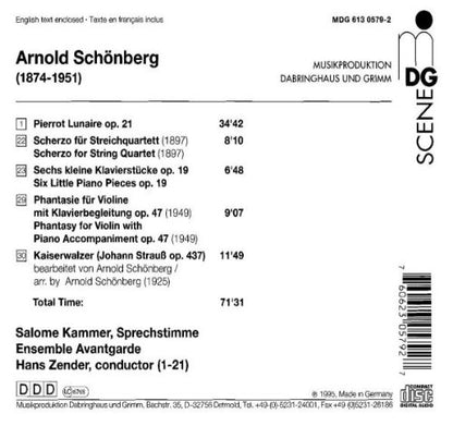 Schoenberg: Pierrot Lunaire