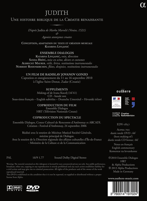 Judith - Une histoire biblique de la Croatie renaissante