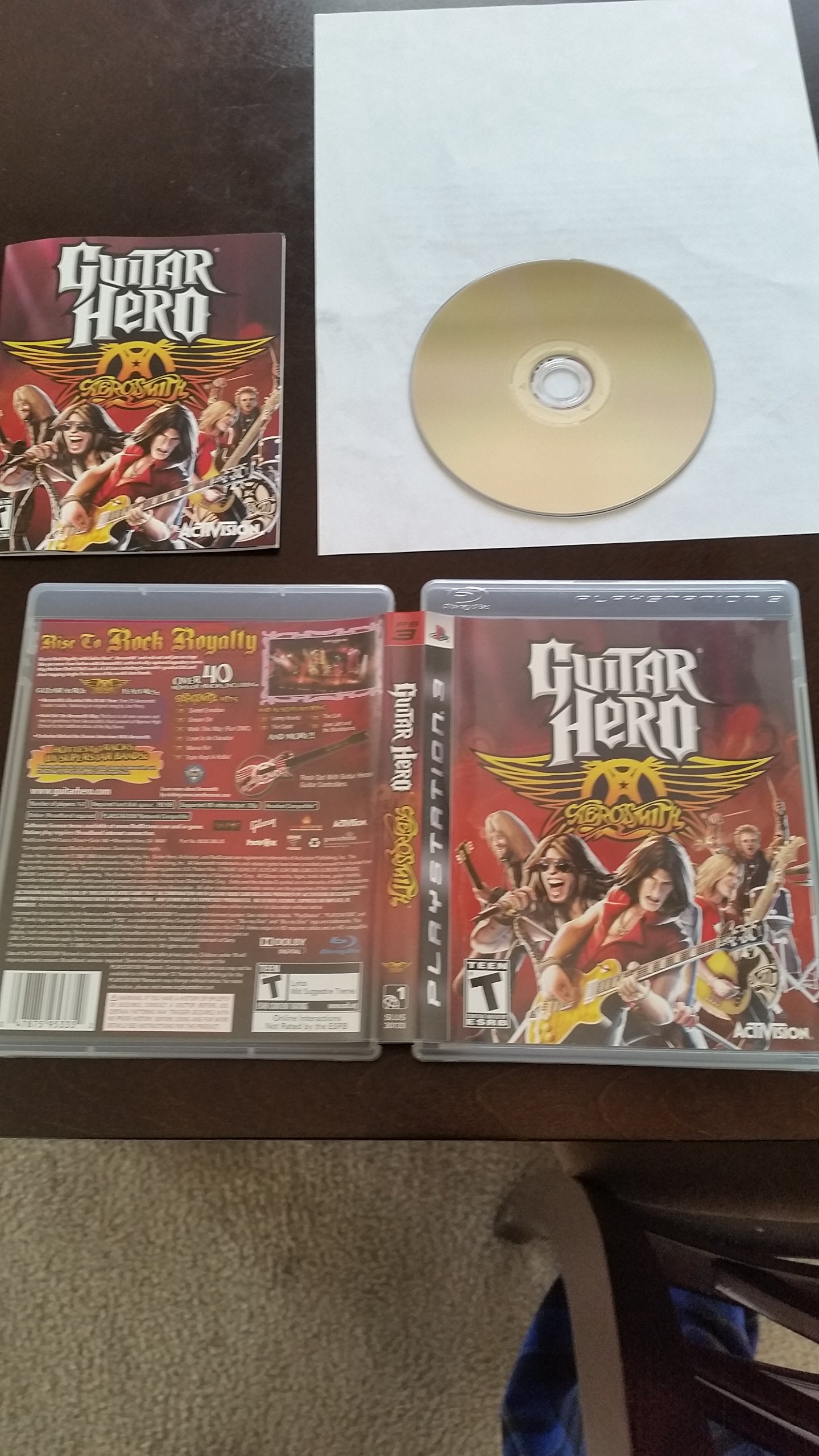 Guitar Hero Aerosmith - Playstation 3 (Game only) PlayStation 3 Game only