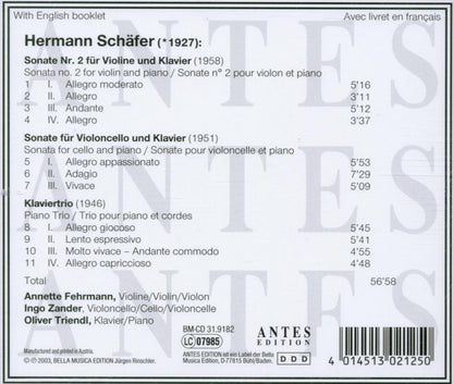 Fruhe Kammermusik: Son No 2 for Violin & PN