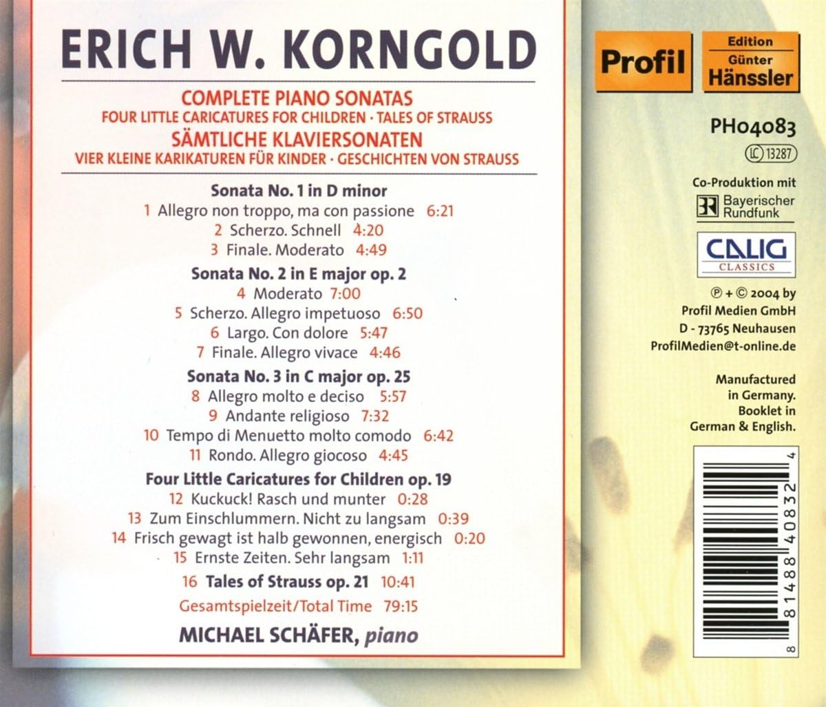 Complete Piano Sonatas (Schafer)