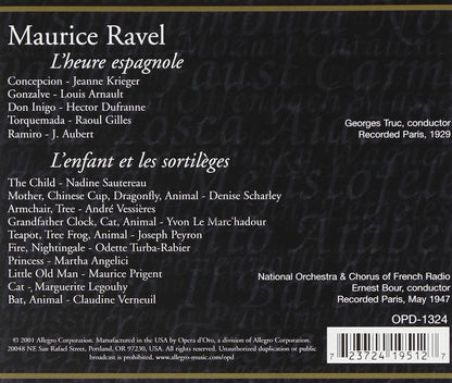 L'heure espagnole / L'enfant et les sortiléges
