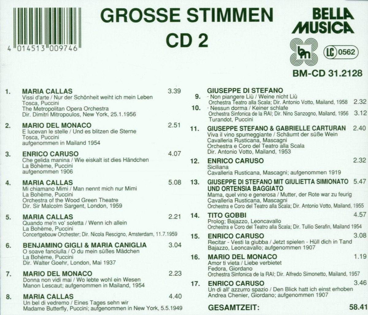 Große Stimmen / Great Voices, Vol. 2